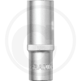 GRANIT BLACK EDITION 1/2" hexagon socket, long, 22 mm