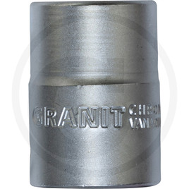 GRANIT BLACK EDITION 3/4" hexagon socket, short, 24 mm