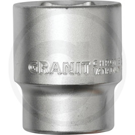 GRANIT BLACK EDITION 3/4" hexagon socket, short, 36 mm
