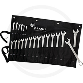 GRANIT BLACK EDITION Combination spanner set, 6-32 mm