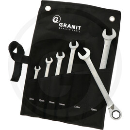 GRANIT BLACK EDITION HeavyGrip ratchet spanner set