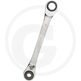 GRANIT BLACK EDITION Double ring ratchet spanner