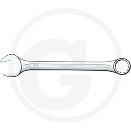 GRANIT BLACK EDITION Combination spanner, angled, 30 mm