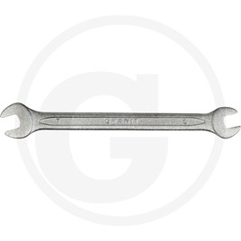 GRANIT BLACK EDITION Double open-ended spanner, 6x7 mm