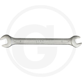 GRANIT BLACK EDITION Double open-ended spanner, 8x9 mm