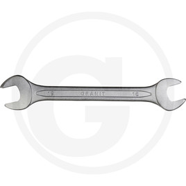 GRANIT BLACK EDITION Double open-ended spanner, 18x19 mm