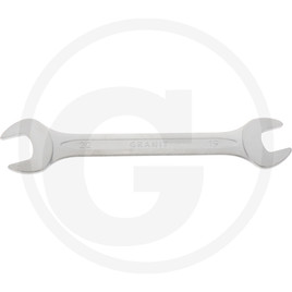 GRANIT BLACK EDITION Double open-ended spanner, 19x22 mm