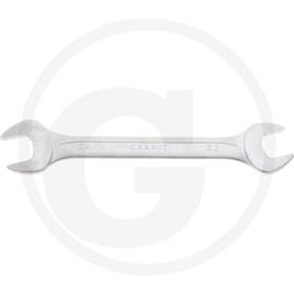 GRANIT BLACK EDITION Double open-ended spanner, 22x24 mm