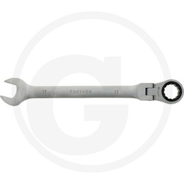 GRANIT BLACK EDITION Jointed ratchet spanner 17 mm