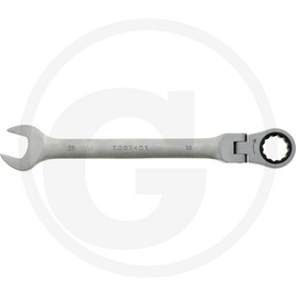 GRANIT BLACK EDITION Jointed ratchet spanner 19 mm