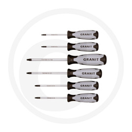 GRANIT BLACK EDITION Screwdriver set, TX