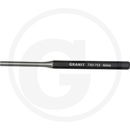 GRANIT BLACK EDITION Pin punch, octagonal, Ø 6 mm
