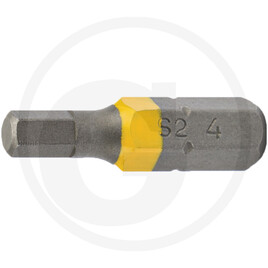 GRANIT BLACK EDITION Pack of 10 1/4” 25mm bits hexagon 4 mm