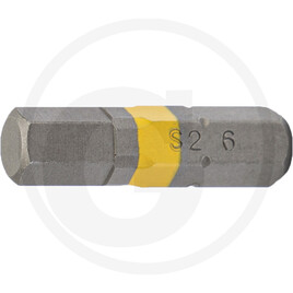 GRANIT BLACK EDITION Pack of 10 1/4” 25mm bits hexagon 6 mm
