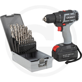 GRANIT BLACK EDITION Cordless drill set