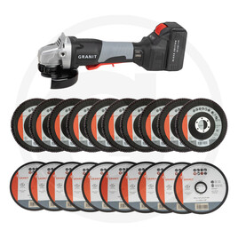 GRANIT BLACK EDITION Cordless angle grinder set