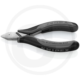KNIPEX Elektronik-Seitenschneider ESD