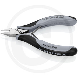 KNIPEX Elektronik-Seitenschneider ESD