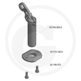 Scharmüller Hitch bolt set