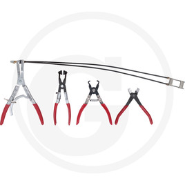 KS Tools Automotive hose clamp plier set, 4pcs