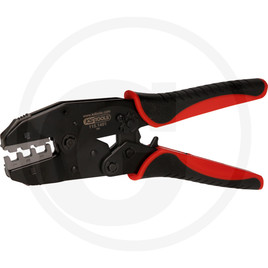 KS Tools Crimpzange für isolierte Kabelschuhe und Endverbin