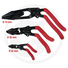 KS Tools Stufenloser Schlauch-Abklemm-Zangen-Satz, 3-tlg.