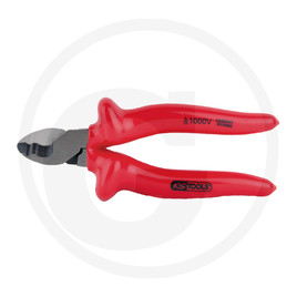 KS Tools 1000V one-handed cable cutters, 165 mm