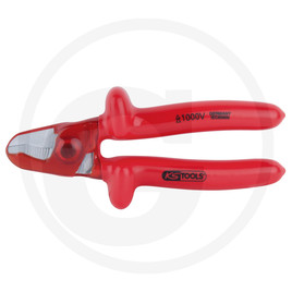 KS Tools 1000V one-handed cable cutters, 210 mm