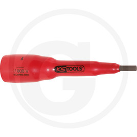KS Tools Insulated hexagon bit socket 1/2”, 4 mm