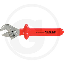 KS Tools Insulated adjustable spanner, 24 mm