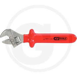 KS Tools Insulated adjustable spanner, 34 mm
