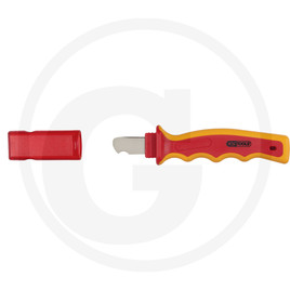 KS Tools Insulated stripping knife, 185 mm