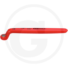 KS Tools Insulated ring spanner, cranked, 6 mm