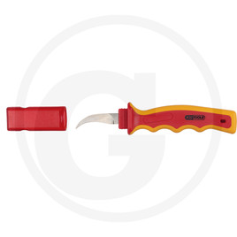 KS Tools Insulated paper sectioning knife, 210 mm