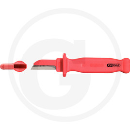 KS Tools Insulated cable knife, 200 mm