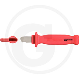 KS Tools Insulated stripping knife, 182 mm