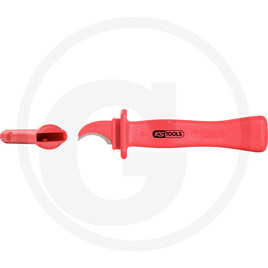 KS Tools Insulated cutting knife, 165 mm