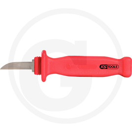 KS Tools Insulated cable stripping knife, 200 mm