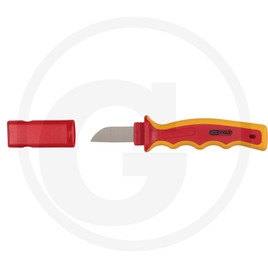 KS Tools Insulated cable knife, 205 mm
