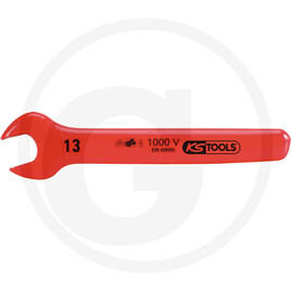 KS Tools Insulated open-ended spanner, 6 mm