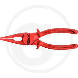 KS Tools Insulated flat pliers, 190 mm