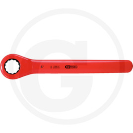 KS Tools Insulated ratchet ring spanner, 34 mm