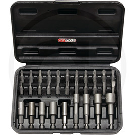KS Tools CLASSIC Sanitary bit set, 31pcs, 1/4"