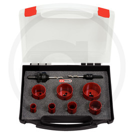 KS Tools Hole saws set f.plumbers, 9pcs