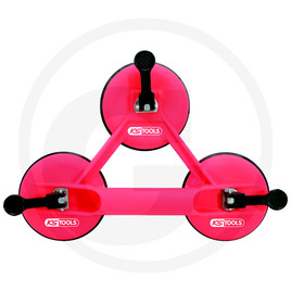 KS Tools Triple suction holder, max 120kg