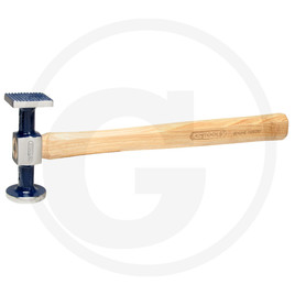 KS Tools Bumping hammer,coarse,flat,round/square