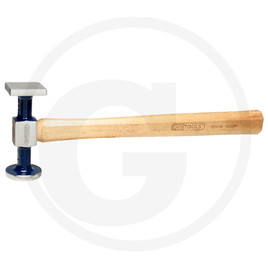 KS Tools Body hammer, flat head, (round/square)