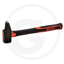 KS Tools Fitter's hammer, French form with fibreg