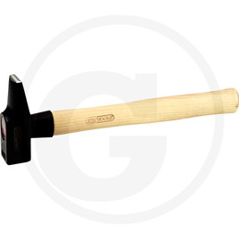KS Tools Fitter's hammer, French form with ash handle, 1000 g