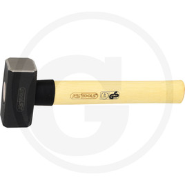 KS Tools Club hammer with ash handle, 1000 g
